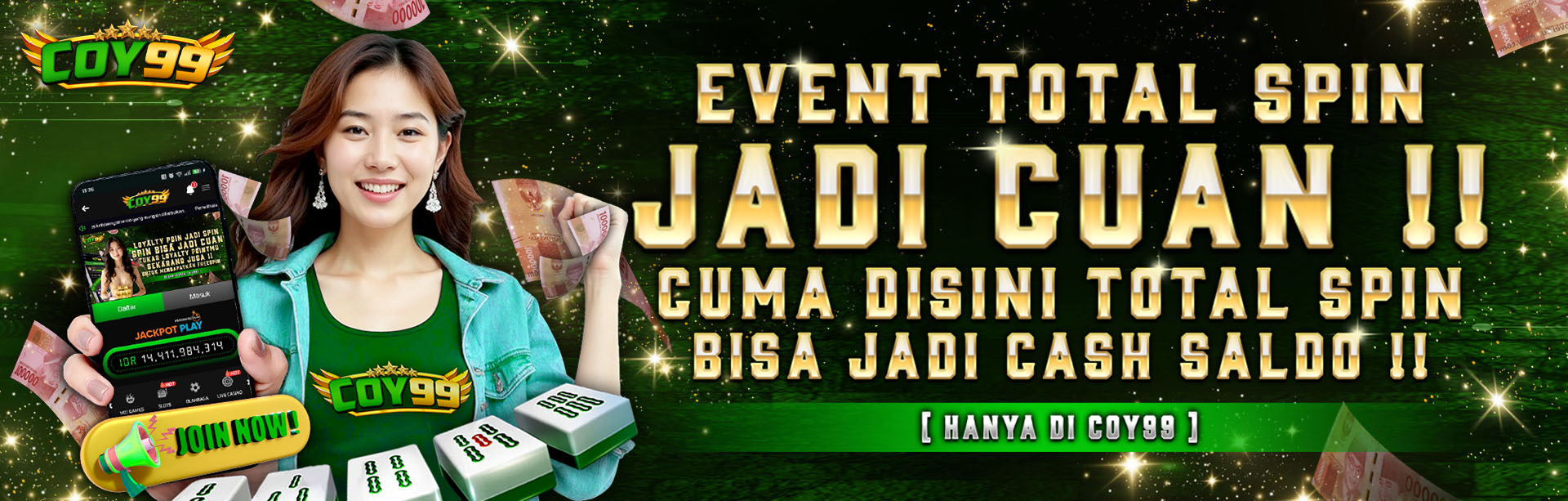EVENT TOTAL SPIN JADI CUAN 
