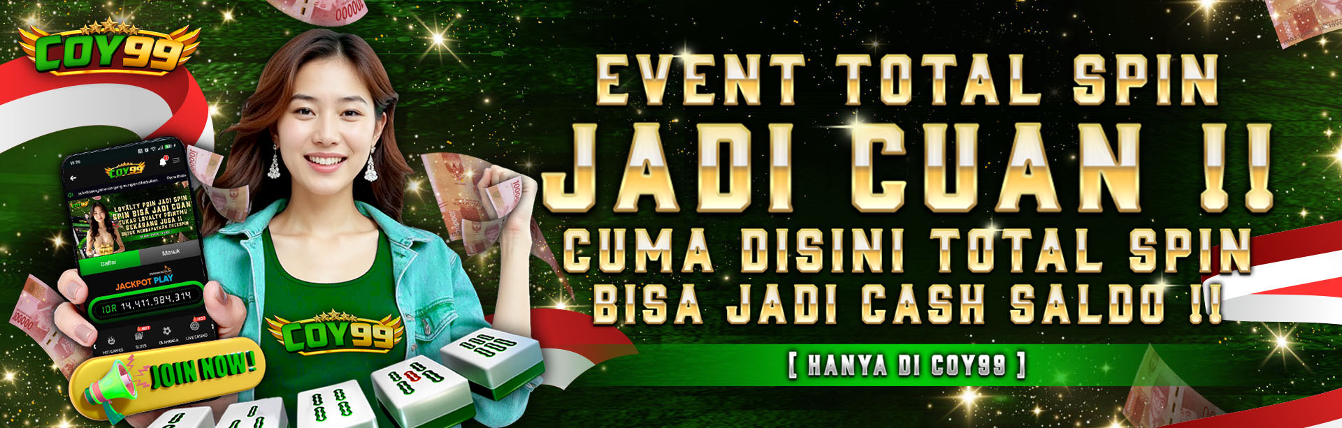 EVENT TOTAL SPIN JADI CUAN 