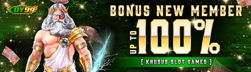 BONUS NEW MEMBER UP TO 100% SLOT GAMES