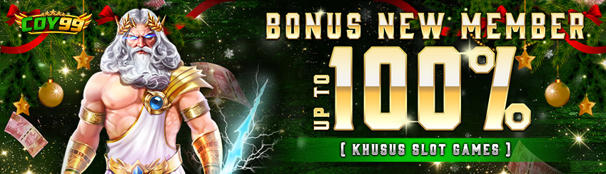 BONUS NEW MEMBER UP TO 100% SLOT GAMES