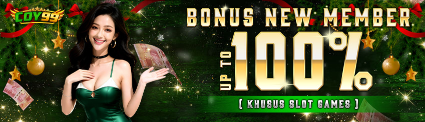 BONUS NEW MEMBER UP TO 100% SLOT GAMES