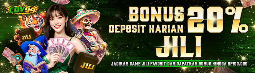 BONUS DEPOSIT HARIAN 20% JILI